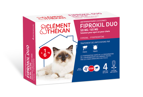 Fiprokil Duo - Spot-on - Chat