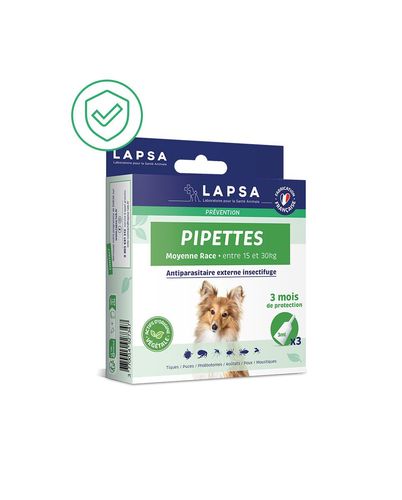 Pipettes - Moyen Chien x3